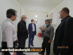 بازدید دکتر خدیوی از پردیس علامه امینی 12