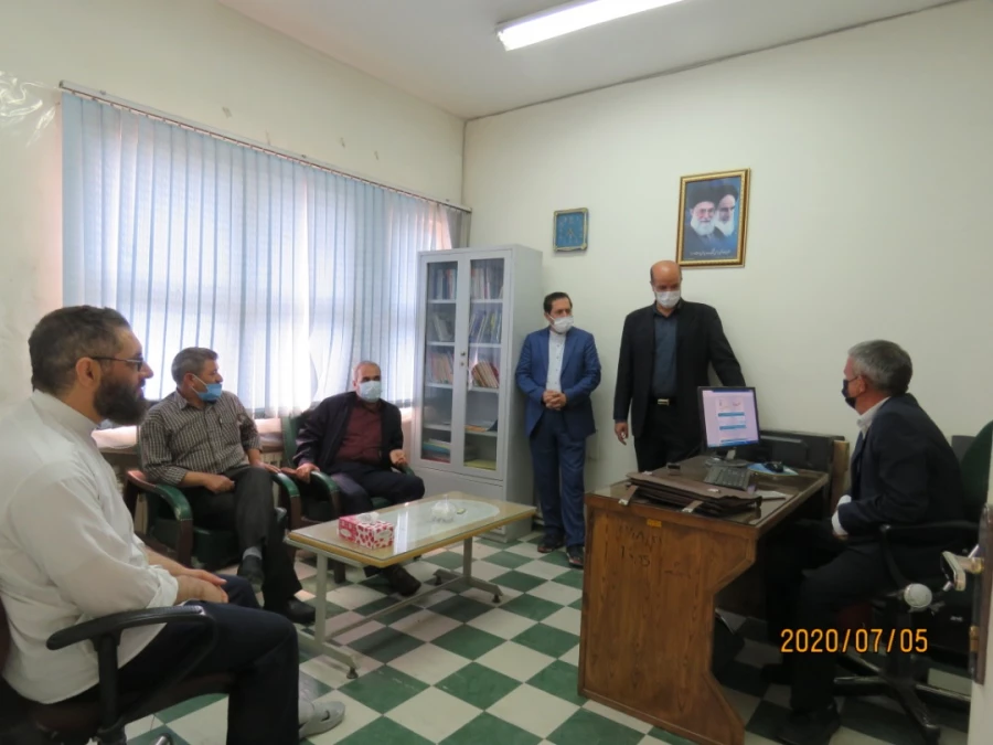 بازدید دکتر خدیوی از پردیس علامه امینی 13