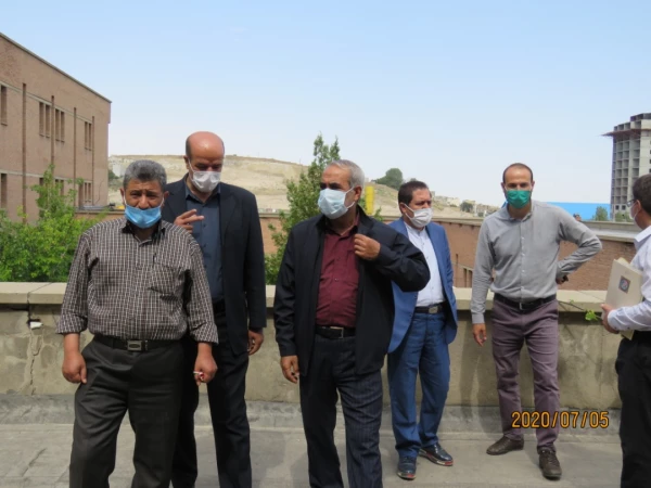 بازدید دکتر خدیوی از پردیس علامه امینی 16