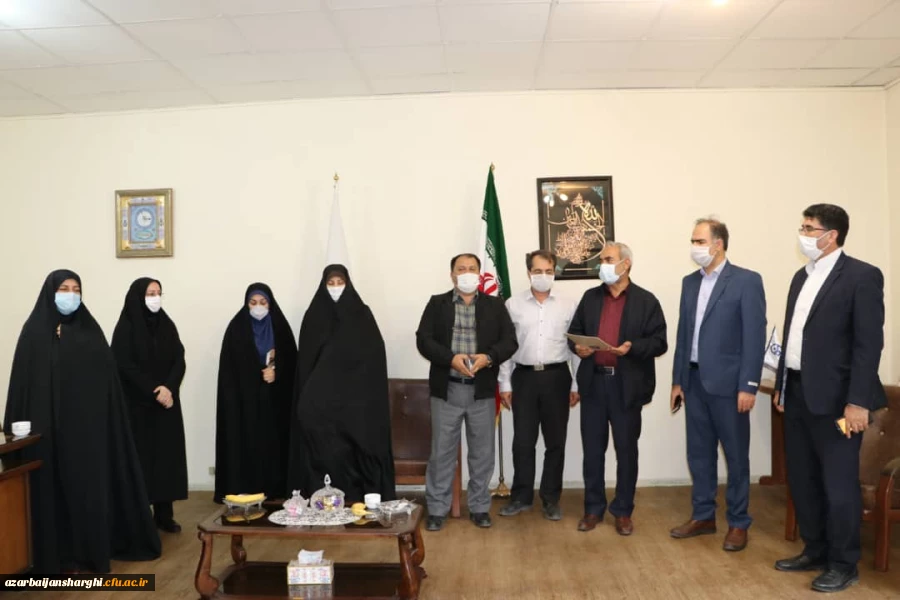 جلسه تکریم و معارفه معاون آموزشی، فرهنگی و پژوهشی پردیس فاطمه الزهرا(س) تبریز
 2