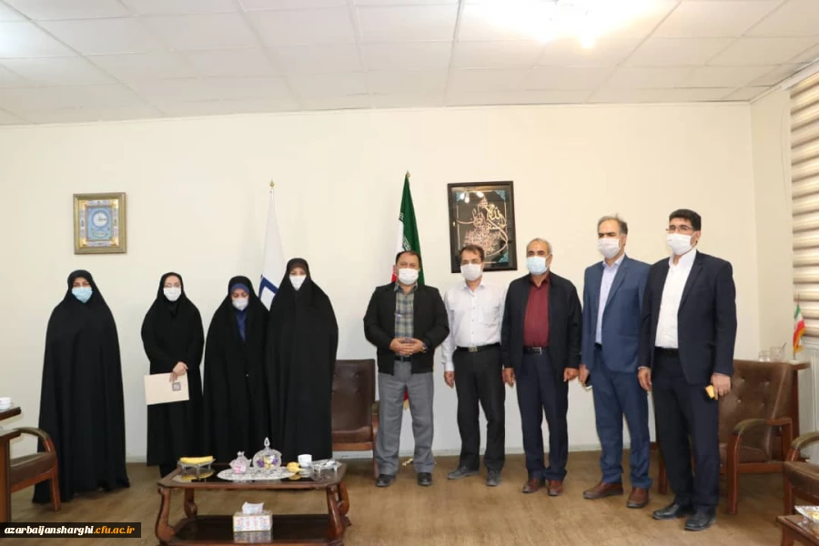 جلسه تکریم و معارفه معاون آموزشی، فرهنگی و پژوهشی پردیس فاطمه الزهرا(س) تبریز
 4