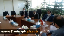 دیدار هیئت رئیسه دانشگاه فرهنگیان با رئیس سازمان نوسازی استان 7