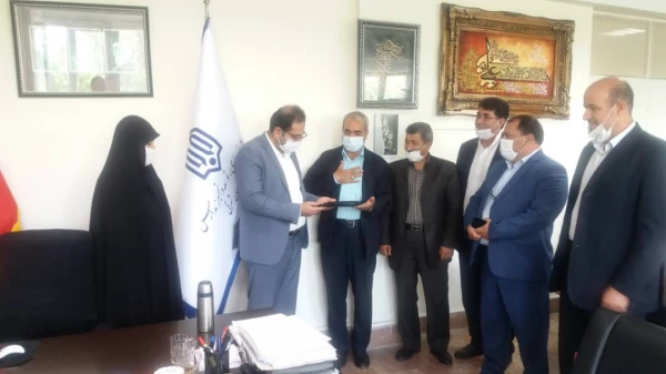 دیدار هیئت رئیسه دانشگاه فرهنگیان با رئیس سازمان نوسازی استان 9