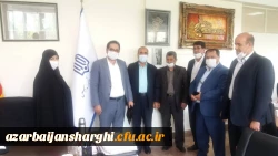 تقدیر ریاست دانشگاه فرهنگیان کشور از مدیر کل توسعه و تجهیز و نوسازی مدارس  استان 10