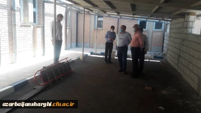 مدیریت دانشگاه فرهنگیان به همراه  همکاران مدیریت;

بازدید از طرح های عمرانی پردیس علامه امینی