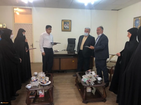 تقدیر از همکاران پردیس فاطمه الزهرا(س) به عنوان جهادگران میدان دفاع از سلامت 2
