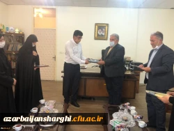 تقدیر از همکاران پردیس فاطمه الزهرا(س) به عنوان جهادگران میدان دفاع از سلامت 2