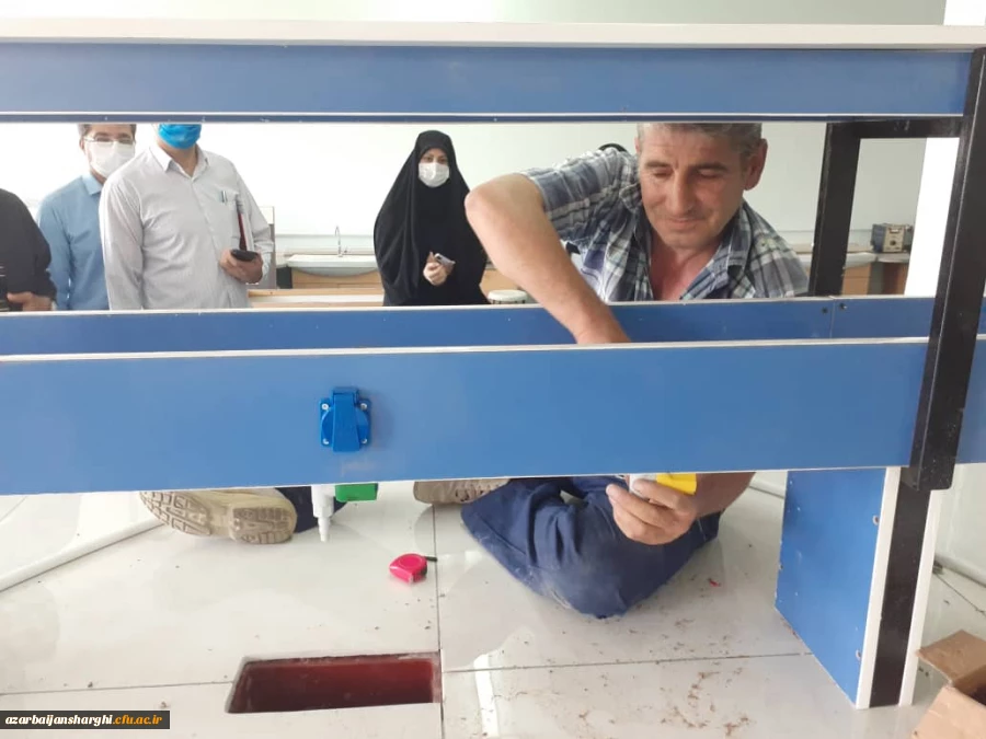 بازدید از طرح های عمرانی پردیس های دانشگاه فرهنگیان استان 6