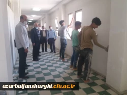 بازدید از طرح های عمرانی پردیس های دانشگاه فرهنگیان استان 8