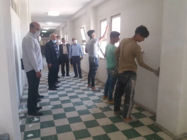 بازدید از طرح های عمرانی پردیس های دانشگاه فرهنگیان استان 8