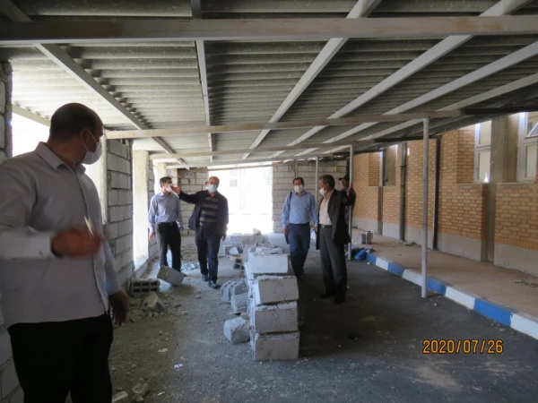 بازدید از طرح های عمرانی پردیس های دانشگاه فرهنگیان استان 9