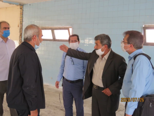 بازدید از طرح های عمرانی پردیس های دانشگاه فرهنگیان استان 10