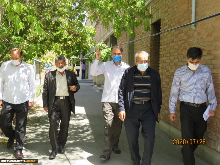 بازدید از طرح های عمرانی پردیس های دانشگاه فرهنگیان استان 13