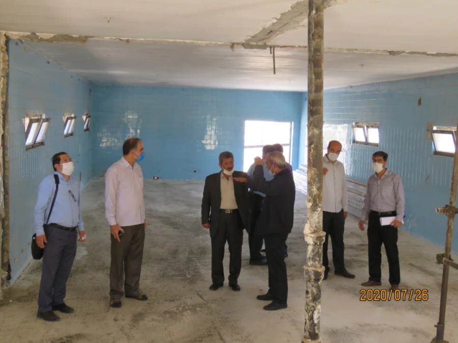 بازدید از طرح های عمرانی پردیس های دانشگاه فرهنگیان استان 14