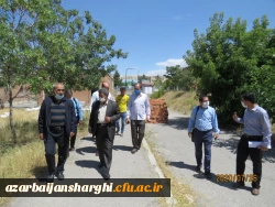 بازدید از طرح های عمرانی پردیس های دانشگاه فرهنگیان استان 17