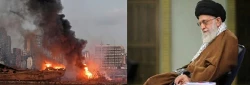 پیام توئیتر سایت رهبر انقلاب در واکنش به انفجار بزرگ لبنان  2