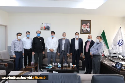 دیدار رئیس دانشگاه فرهنگیان استان با دکتر داودی رئیس مجمع نمایندگان استان آذربایجان شرقی در مجلس شورای اسلامی