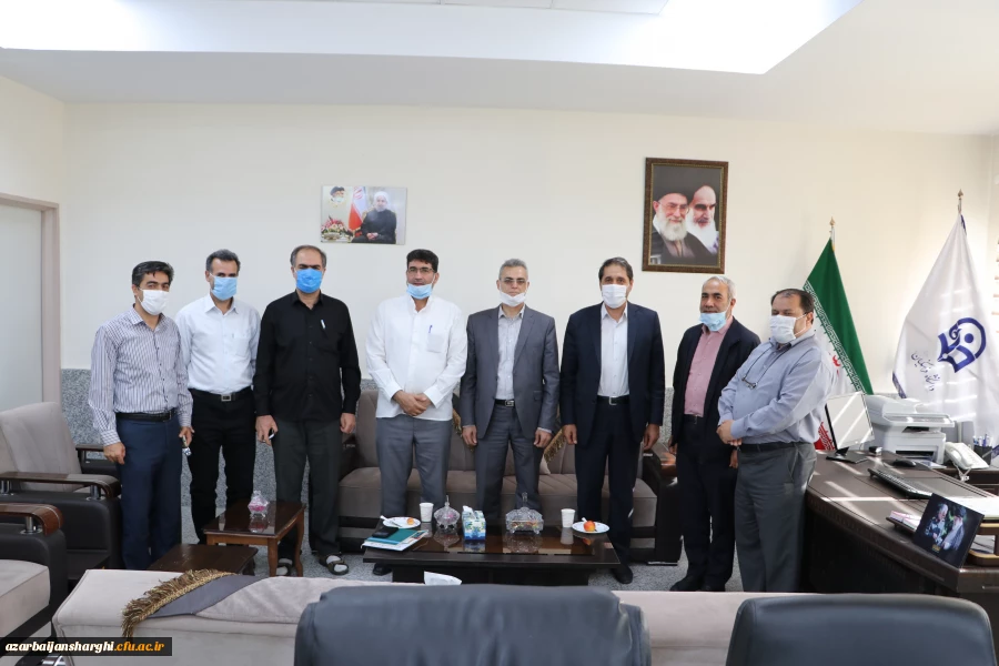 دیدار رئیس دانشگاه فرهنگیان استان با دکتر داودی رئیس مجمع نمایندگان استان آذربایجان شرقی در مجلس شورای اسلامی 2
