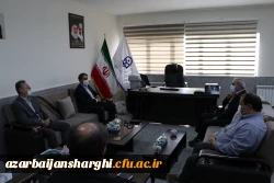 دیدار رئیس دانشگاه فرهنگیان استان با دکتر داودی رئیس مجمع نمایندگان استان آذربایجان شرقی در مجلس شورای اسلامی 5