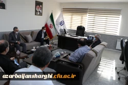 دیدار رئیس دانشگاه فرهنگیان استان با دکتر داودی رئیس مجمع نمایندگان استان آذربایجان شرقی در مجلس شورای اسلامی 7