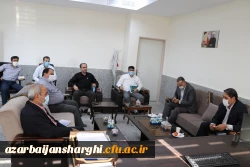 دیدار رئیس دانشگاه فرهنگیان استان با دکتر داودی رئیس مجمع نمایندگان استان آذربایجان شرقی در مجلس شورای اسلامی 8