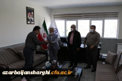 تجلیل از آزاده سرافراز دانشگاه فرهنگیان استان 2