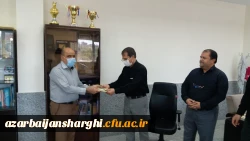 تجلیل از کارکنان مدیریت امور پردیس های دانشگاه فرهنگیان استان 8