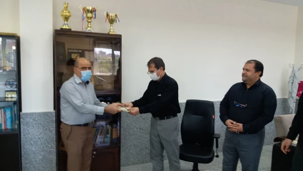 تجلیل از کارکنان مدیریت امور پردیس های دانشگاه فرهنگیان استان 8