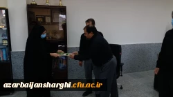 تجلیل از کارکنان مدیریت امور پردیس های دانشگاه فرهنگیان استان 6