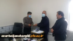 تجلیل از کارکنان مدیریت امور پردیس های دانشگاه فرهنگیان استان 10