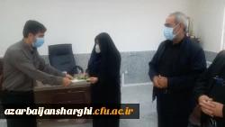 تجلیل از کارکنان مدیریت امور پردیس های دانشگاه فرهنگیان استان 12