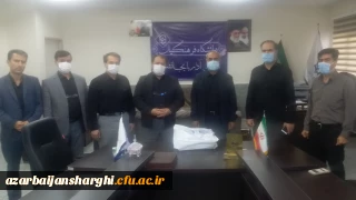 تجلیل کارکنان مدیریت امور پردیس های استان از دکتر خدیوی