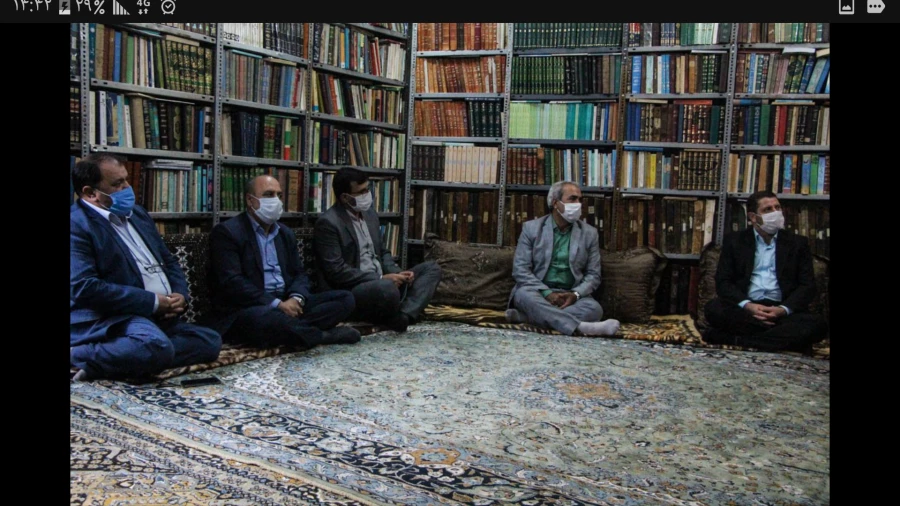 دیدار هیئت رئیسه دانشگاه فرهنگیان استان با خانواده دانشجو معلم شهید آل محمد 4