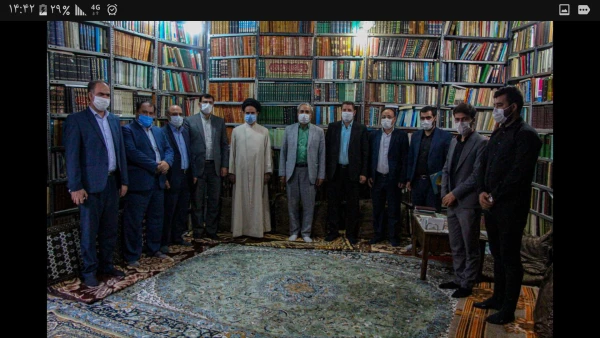 دیدار هیئت رئیسه دانشگاه فرهنگیان استان با خانواده دانشجو معلم شهید آل محمد 5