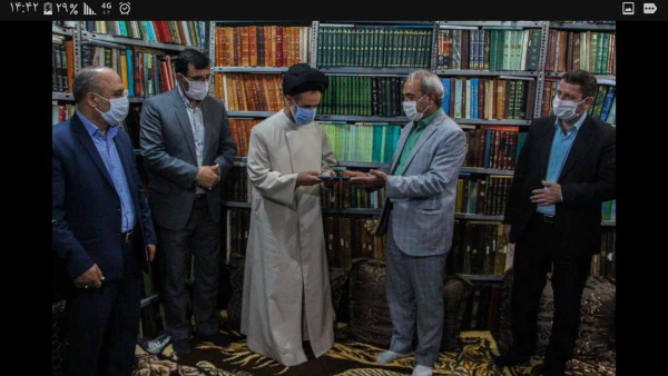 دیدار هیئت رئیسه دانشگاه فرهنگیان استان با خانواده دانشجو معلم شهید آل محمد 6