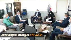 دیدار مدیریت دانشگاه فرهنگیان استان با معاون مدیر کل آموزش فنی و حرفه ای استان 5