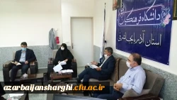 دیدار مدیریت دانشگاه فرهنگیان استان با معاون مدیر کل آموزش فنی و حرفه ای استان 6