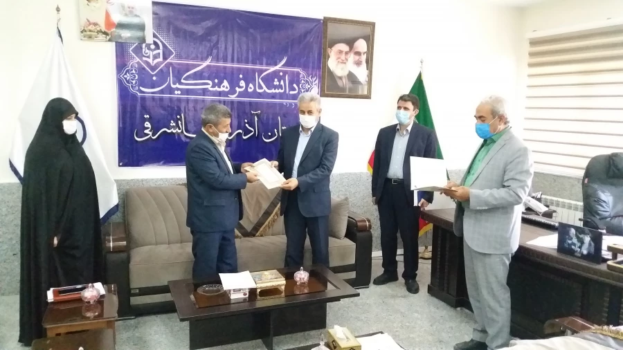 دیدار مدیریت دانشگاه فرهنگیان استان با معاون مدیر کل آموزش فنی و حرفه ای استان 8