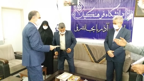 دیدار مدیریت دانشگاه فرهنگیان استان با معاون مدیر کل آموزش فنی و حرفه ای استان 9