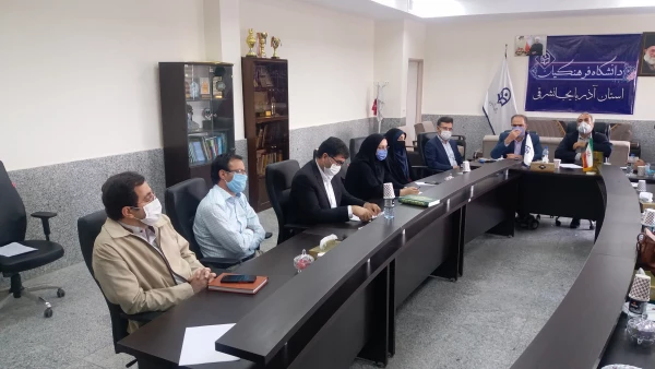 جلسه هیئت رئیسه دانشگاه فرهنگیان استان با اساتید گروه علوم پایه 3