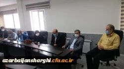 جلسه هیئت رئیسه دانشگاه فرهنگیان استان با اساتید گروه علوم پایه 4