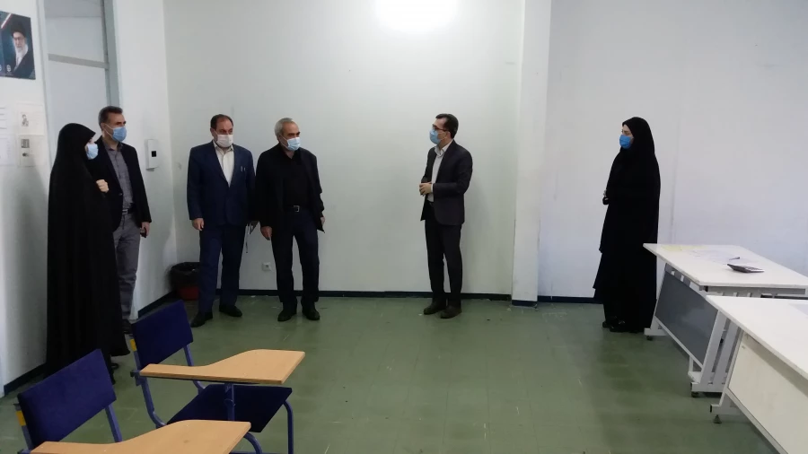 بازدید دکتر اسداله خدیوی از فرایند مصاحبه در پردیس های فاطمه الزهرا(س) و علامه امینی 4