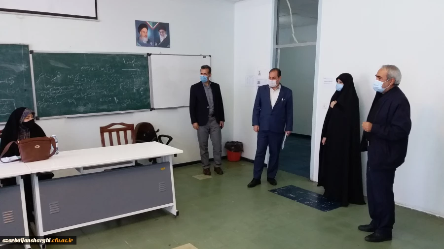 بازدید دکتر اسداله خدیوی از فرایند مصاحبه در پردیس های فاطمه الزهرا(س) و علامه امینی 5