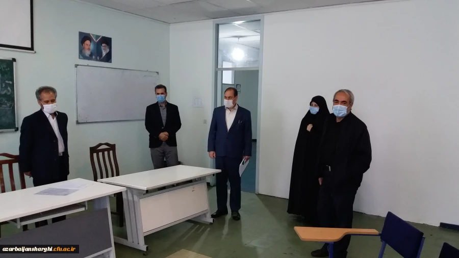 بازدید دکتر اسداله خدیوی از فرایند مصاحبه در پردیس های فاطمه الزهرا(س) و علامه امینی 6