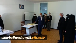 بازدید دکتر اسداله خدیوی از فرایند مصاحبه در پردیس های فاطمه الزهرا(س) و علامه امینی 8