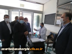 بازدید دکتر اسداله خدیوی از فرایند مصاحبه در پردیس های فاطمه الزهرا(س) و علامه امینی 2