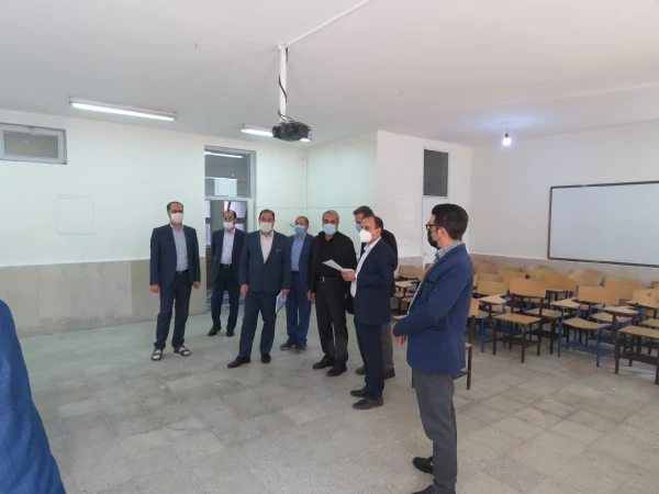 بازدید دکتر اسداله خدیوی از فرایند مصاحبه در پردیس های فاطمه الزهرا(س) و علامه امینی 5