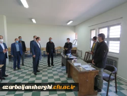 بازدید دکتر اسداله خدیوی از فرایند مصاحبه در پردیس های فاطمه الزهرا(س) و علامه امینی 8