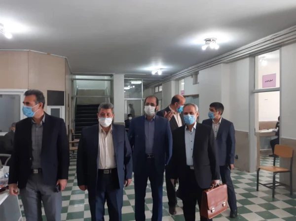 بازدید آقای فراهانی و عباسی از فرایند مصاحبه دانشگاه فرهنگیان استان آذربایجان شرقی 2