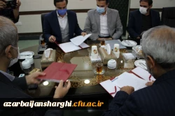 تفاهم نامه همکاری بین اداره کل آموزش و پرورش آذربایجان شرقی و اداره کل میراث فرهنگی،صنایع دستی و گردشگری و دانشگاه فرهنگیان استان منعقد شد. 2